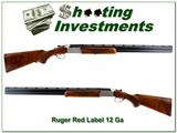 Ruger Red Label 12 Ga 28in barrel nice wood! - 1 of 4