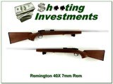 Remington 40-X single shot bench rest 7mm Rem