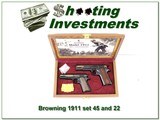 Browning 1911 100th Anniversary Set 22LR/45ACP NIC
