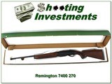 Remington 7400 270 win Exc Cond in box!