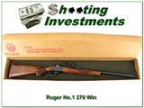 Ruger No.1 B Liberty 1976 made 270 Win ANIB! - 1 of 4