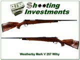 Weatherby Mark V Deluxe 257 Wthy XX Wood like new! - 1 of 4