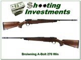 Browning A-Bolt II Medallion 270 Win with BOSS - 1 of 4