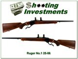 Ruger no.1 V 25-06 Varmint Red Pad Collector Cond! - 1 of 4