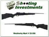 Weatherby Mark V Accumark in hard to find 22-250 Rem - 1 of 4