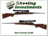 Sako L579 Forester Varmint 22-250 Bofors Steel Lyman scope Collector! - 1 of 4