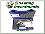 Colt Python 357 Mag 6in polished stainless like new in box - 1 of 4
