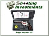Ruger Vaquero 357 Magnum 5.5in polished stainless ANIC - 1 of 4