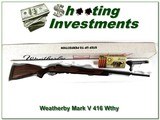 Weatherby Mark V Deluxe 416 Wthy Mag ANIB! - 1 of 4
