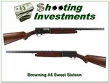 Browning A5 Sweet Sixteen 1950 Belgium made Vent Rib - 1 of 4