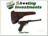 1918 DWM Artillery Luger pistol with original holster P08 - 1 of 4