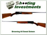 Browning A5 58 Belgium Sweet Sixteen Exc Cond! - 1 of 4