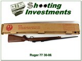 Ruger Model 77R 1976 Liberty unfired in box 30-06 collector! - 1 of 4