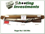 Ruger No.1 V 243 Winchester LNIB! - 1 of 4