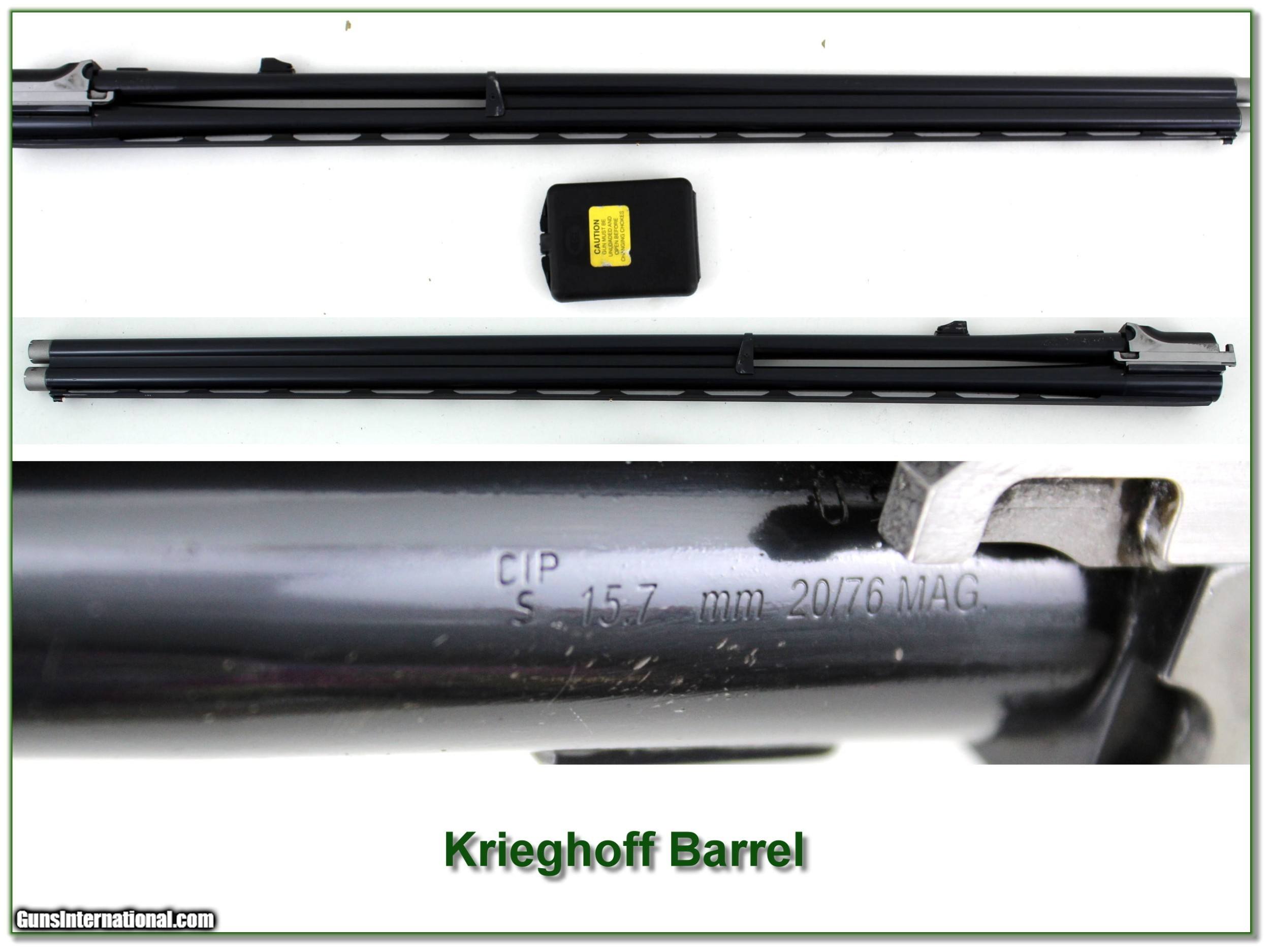 Krieghoff 80 Parcours 20 gauge 32in barrel with Briley thin wall chokes