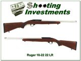 Ruger 10-22 Exc Cond custom stainless heavy barrel - 1 of 4