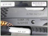 Kimber Ultra Raptor II .45 NIB Kimber Custom Shop - 4 of 4