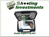 Kimber Ultra Raptor II .45 NIB Kimber Custom Shop - 1 of 4