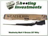 Weatherby Mark V Weathermark Bronze 257 Weatherby - 1 of 4