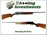 Browning A5 20 Ga 1970 Belgium 26in IC - 1 of 4