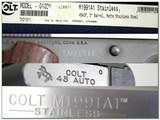 Colt M1991 A1 45 ACP Stainless in case - 4 of 4
