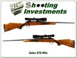 Sako AV Finnbear 270 Win with 12X Gloss Leupold - 1 of 4