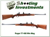 Ruger 77 Safari Red Pad Tang Safety 458 Win like new! - 1 of 4