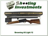 Browning A5 Belgium Light 12 28in VR Mod unfired inbox with manual! - 1 of 4