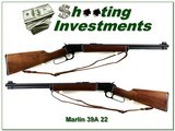 Marlin Golden 39-A Mountie 1966 JM Marked Straight Stock 20in Collector!