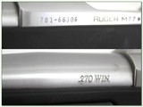 Ruger 77 270 Win Skeleton Zytel stock Exc Cond! - 4 of 4