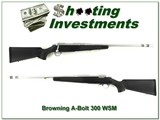 Browning A-Bolt II Stainless Stalker with BOSS 300 WSM - 1 of 4