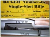 Ruger No.1 V earlier Red Pad in the hard to find 6mm Rem unfired - 4 of 4