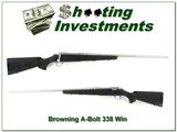 Browning A-Bolt Stainless Stalker 26in 338 Win Mag!
