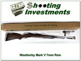 Weatherby Mark V Sportier unfired in 7mm Rem Mag - 1 of 4