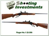 Ruger No.1 B Red Pad 22-250 Rem exc walnut! - 1 of 4