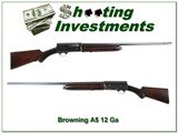 Browning A5 1929 Belgium pre-war all original 12 Ga - 1 of 4