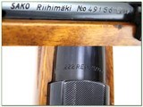 Sako Riihimaki RARE 222 Magnum Bofers Steel period Weaver scope! - 4 of 4