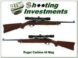 Ruger Carbine 44 Magnum pre-warning with scope - 1 of 4