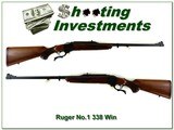 Ruger No.1 Sporter Red Pad in harder to find 338 Win Mag Exc Cond - 1 of 4