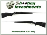 Weatherby Mark V Stainless USA made 257 Wthy 26in - 1 of 4