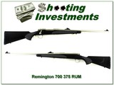 Remington 700 Stainless 375 RUM looks unfired - 1 of 4