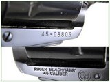 Ruger Blackhawk (not New Model) 45 7.5in in box - 4 of 4