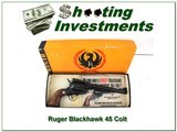 Ruger Blackhawk (not New Model) 45 7.5in in box - 1 of 4