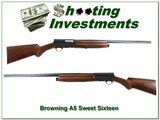 Browning A5 Sweet Sixteen like new, invector 28in barrel - 1 of 4