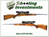 Sako L579 Forester Deluxe 243 Win Bofors Steel Leupold! - 1 of 4