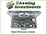 Blaser R8 Success 3 barrel set as new 30-06, 338, 375 H&H