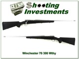 Winchester Model 70 Classic Stainless in 300 Weatherby Mag - 1 of 4