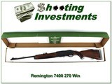 Remington 7400 270 Win unfired in box! - 1 of 4