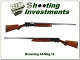 Browning A5 62 Belgium 12 Magnum 32in VR Exc Cond! - 1 of 4