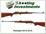 Remington 541-S 22 LR 1975 Engraved Sporter Deluxe near new - 1 of 4